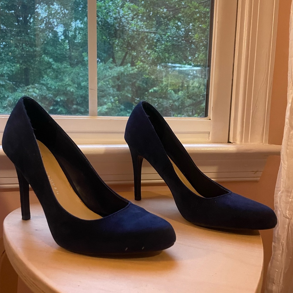 LC Lauren Conrad Blue Heels